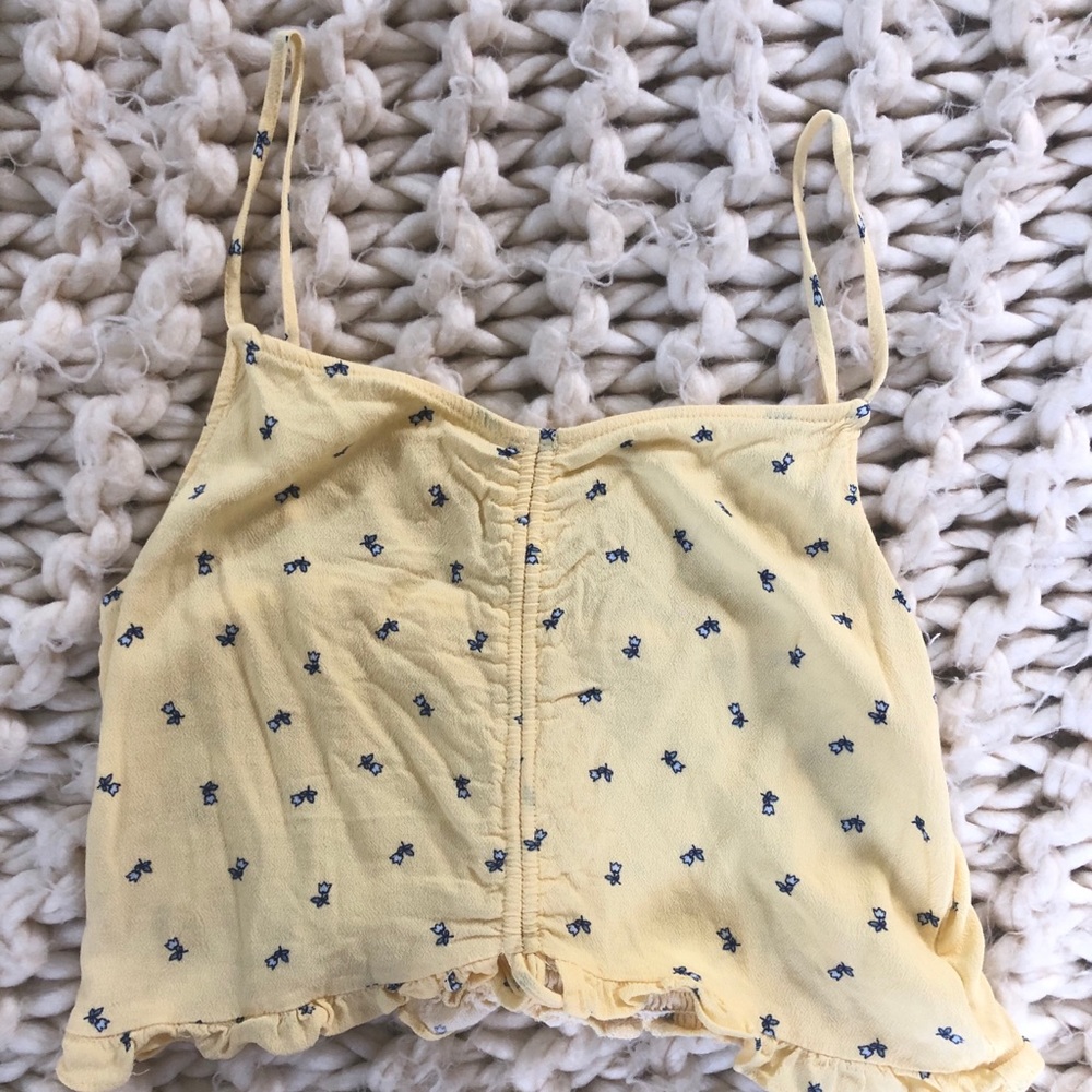 PacSun La Hearts Yellow Tank Top